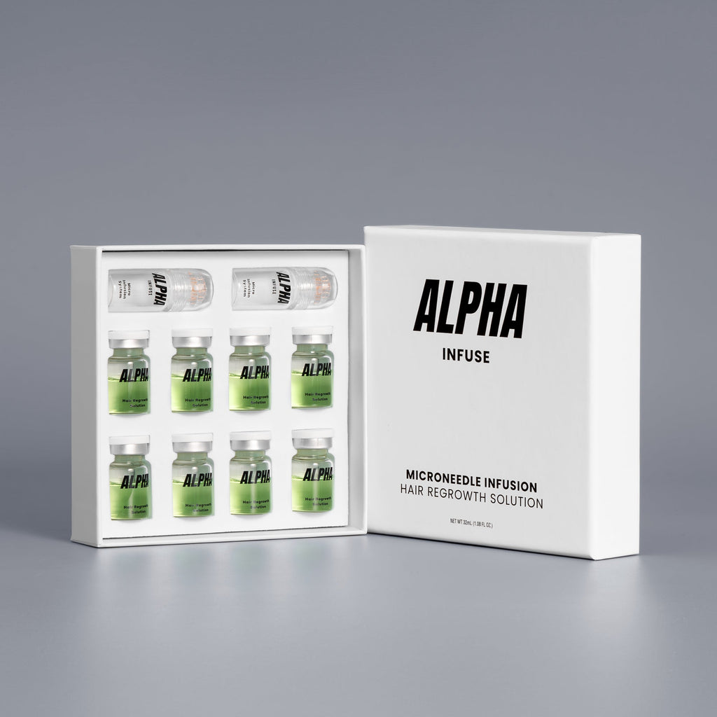 AlphaInfuse one-month Hair Regrowth System supply packaging