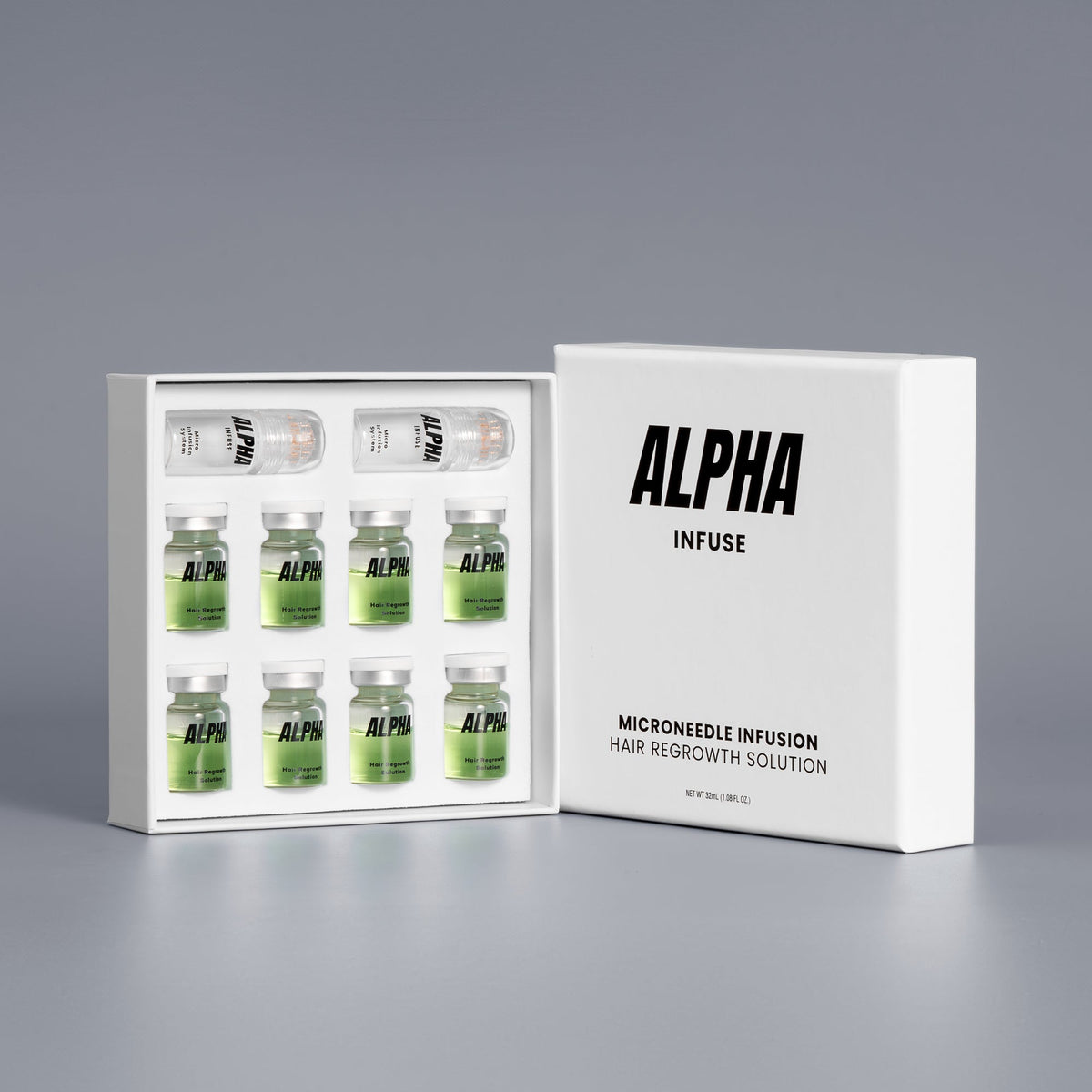 AlphaInfuse one-month Hair Regrowth System supply packaging